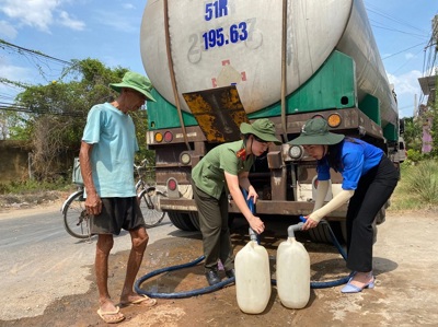 Bến Tre: Mang nước sạch đến với người dân vùng hạn mặn